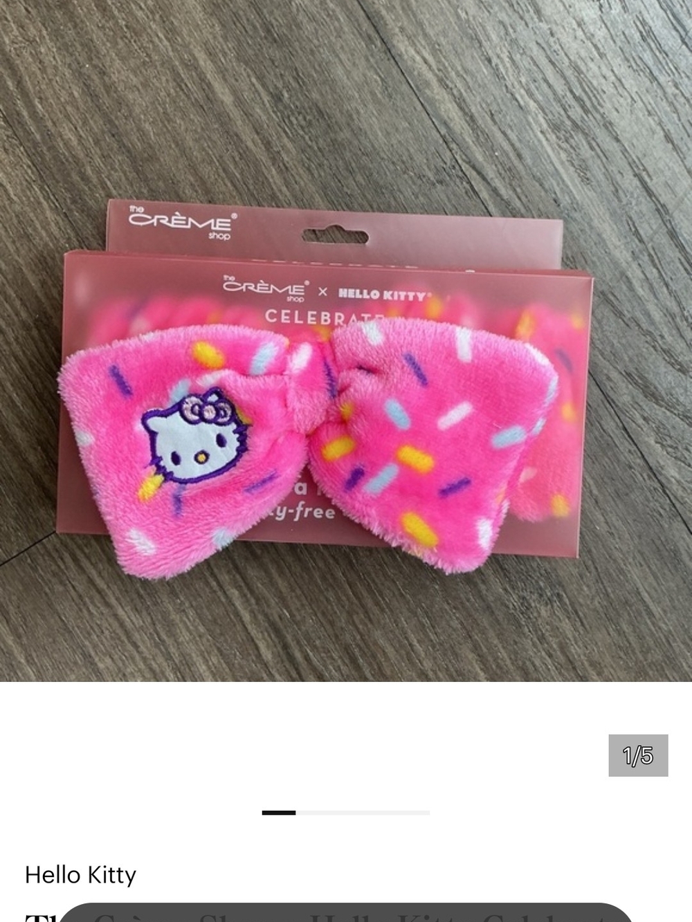 Pink Plush Bow Hair Clip - Sprinkles Design